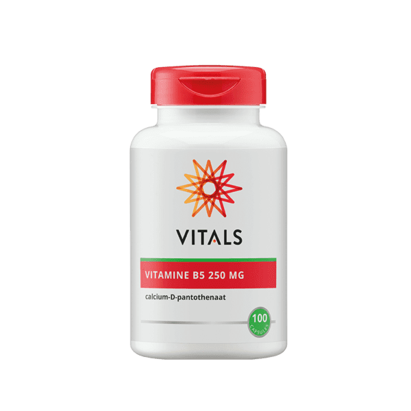 Vitamine B5 250 mg 100 Capsules