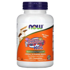 Now Berry Dophilus™ Kids Probiotica Kind 120 kauwtablet