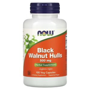 Black walnut  500 mg (100 capsules) NOW Foods
