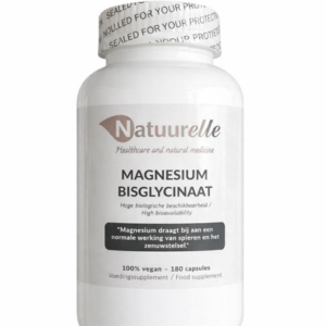 Magnesium bisglycinaat 150 mg 180 capsules 1+1 gratis