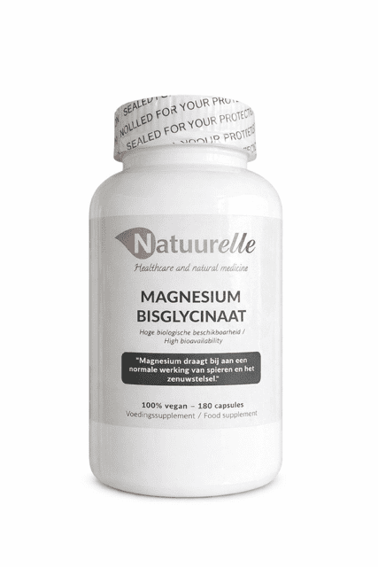 Magnesium bisglycinaat 150 mg 180 capsules 1+1 gratis