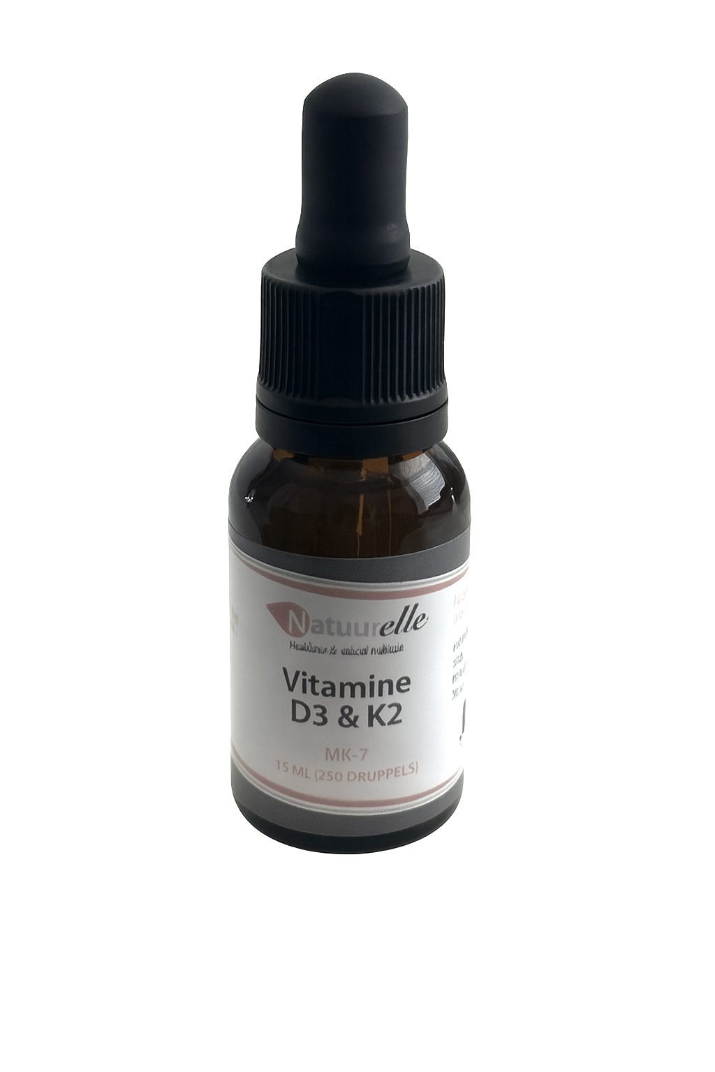 Vitamine D3 en K2 15 ml (op basis van olijfolie)