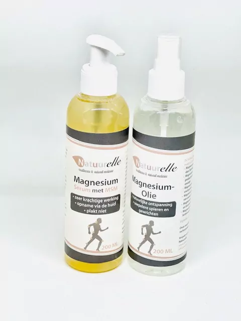 Voordeelset Magnesiumolie 200 ml en serum 200 ml